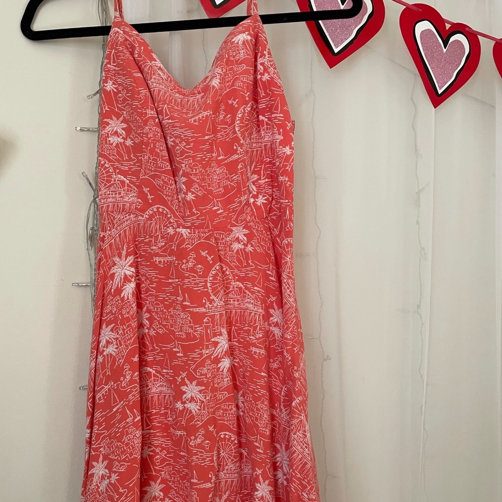 Peach dress